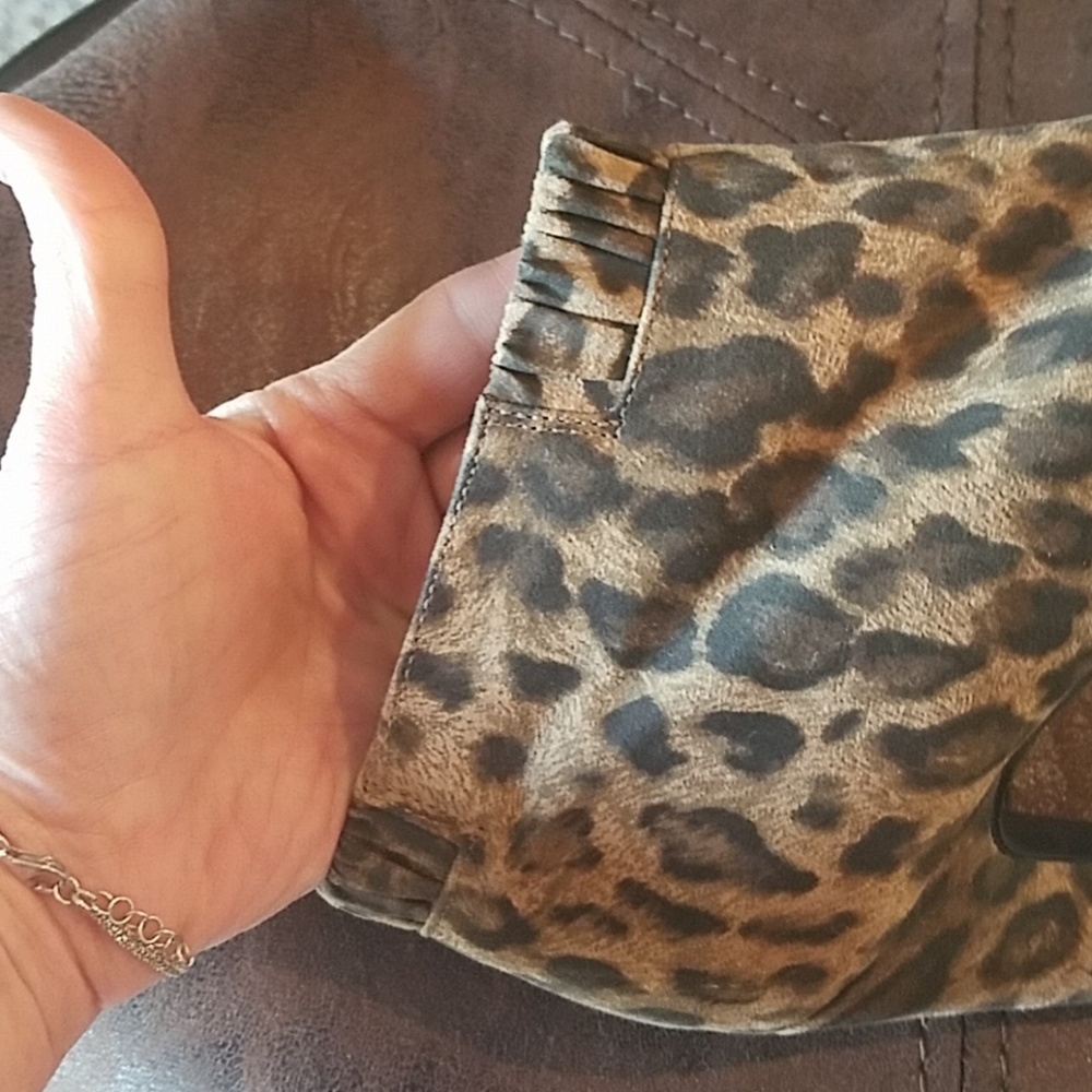 Sam & Libby Leopard Print Bootie Size 8.5 - image 4